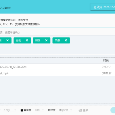 视频文字处理效率革命！小宾视频文字消除器V1.2版本重磅上线，马赛克+批量处理双buff加持